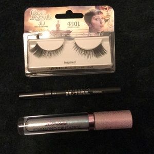 Beauty bundle! Eyelashes, eyeliner and lip topper